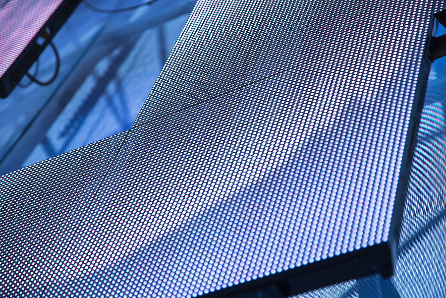 outdoor modular LED panels as a decoration on stage outdoor modular led panels