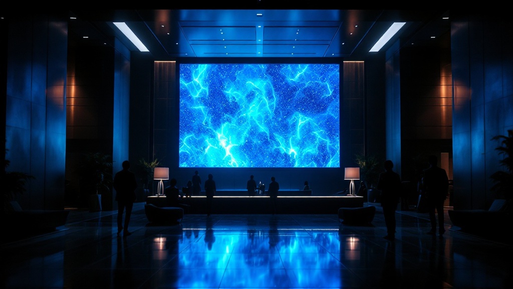 Envision Line fine-pitch LED wall for corporate lobbies